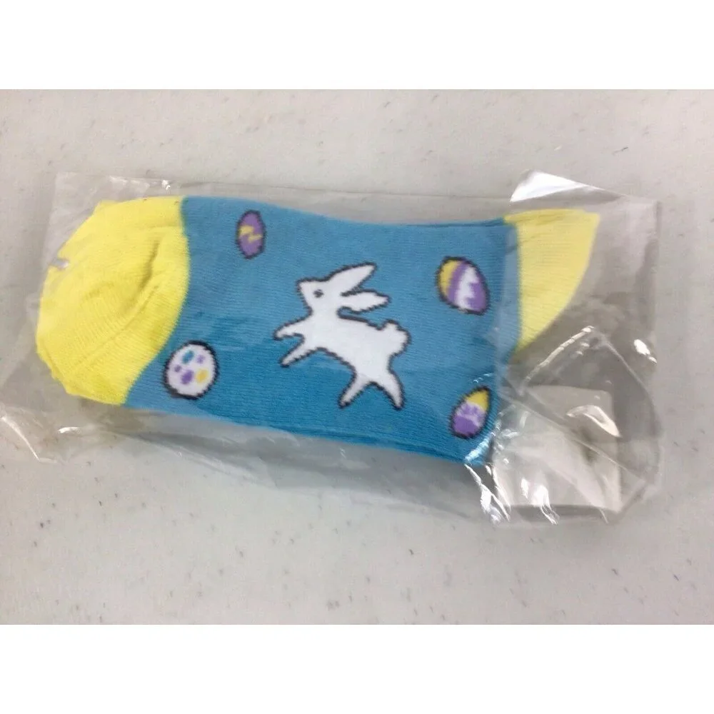 Vintage Current Catalog Easter Bunny Socks Womens Small New